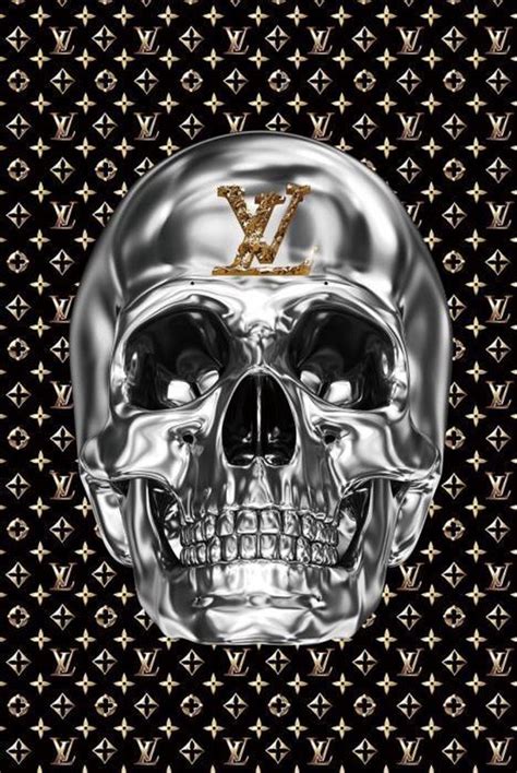 louis vuitton schilderij glas